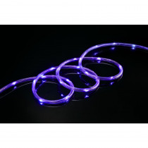 Meilo 16 ft. Purple All Occasion Indoor Outdoor LED 1/4 in. Mini Rope Light 360° Directional Shine Decoration