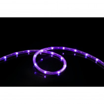 Meilo 16 ft. 108-Light LED Purple All Occasion Indoor Outdoor LED Rope Light 360° Directional Shine Decoration