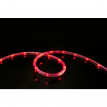 Meilo 16 ft. 108-Light- Light LED Red All Occasion Indoor Outdoor LED Rope Light 360° Directional Shine Decoration