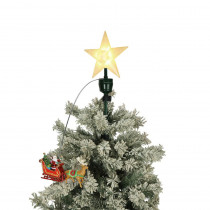 Mr. Christmas 20 in. Tree Topper Santa and Sleigh