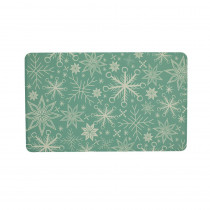 Home Accents Holiday Cozy Snowflake 22 in. x 36 in. Prestige Kitchen Mat