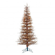 STERLING 6 ft. Pre-Lit Hard Needle Brown Twig Artificial Christmas Tree with 400 Clear Lights