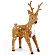 National Tree Company 36 in. Standing Reindeer with Clear Lights
