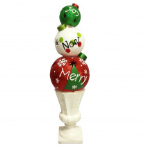 National Tree Company 36 in. Stacked Ornaments in Urn