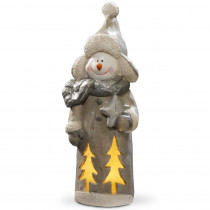 National Tree Company 18 in. Lighted Snowman Decor Piece