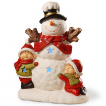 National Tree Company 17 in. Lighted Snowman Decor Piece
