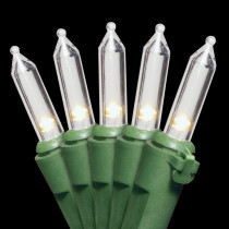 National Tree Company 50-Light LED Soft White Bulb String Light Set