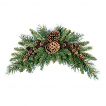 National Tree Company 36 in. Pine Cone Crescent