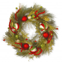 National Tree Company 30 in. Christmas Ball Artificial Wreath