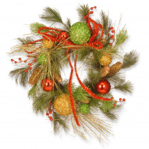 National Tree Company 20 in. Ornament Artificial Wreath