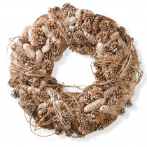 National Tree Company 22 in. Pinecone Artificial Wreath