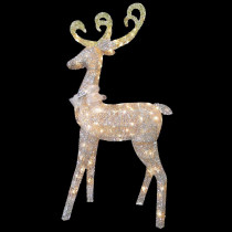 National Tree Company 60 in. Reindeer Decoration with Clear Lights