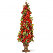 National Tree Company 33 in. Holly and Berry Tree