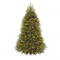 National Tree Company 7.5 ft. Dunhill Fir Artificial Christmas Tree with 750 Clear Lights