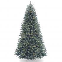 National Tree Company 6.5 ft. North Valley Blue Spruce Artificial Christmas Tree with Clear Lights