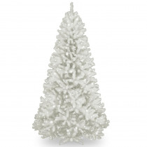 National Tree Company 7.5 ft. North Valley White Spruce Artificial Christmas Tree with Clear Lights