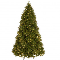 National Tree Company 7-1/2 ft. Feel Real Scandinavian Fir Hinged Artificial Christmas Tree with 750 Clear Lights