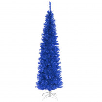 National Tree Company 6 ft. Blue Tinsel Artificial Christmas Tree
