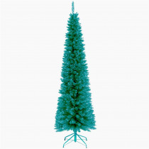 National Tree Company 6 ft. Turquoise Tinsel Artificial Christmas Tree