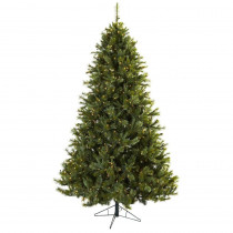 Nearly Natural 7.5 ft. Majestic Multi-Pine Artificial Christmas Tree with 650 Clear Lights