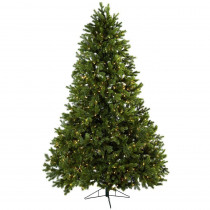 Nearly Natural 7.5 ft. Royal Grand Artificial Christmas Tree with Clear Lights