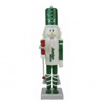 Northlight 14 in. Green and White Junior Mints Wooden Christmas Nutcracker