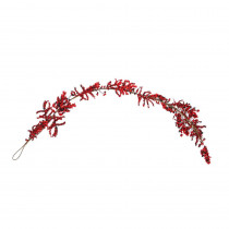 Northlight 6 ft. Unlit Decorative Artificial Burgundy Red Berry Christmas Garland