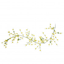 Northlight 5 ft. Green and Yellow Decorative Spring Floral Artificial Garland