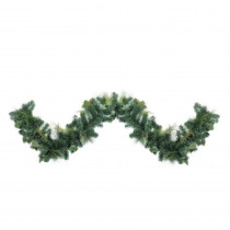 Northlight 9 ft. Assorted Green Foliage and Needle Branch Christmas Garland - Unlit