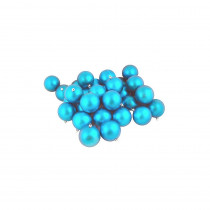 Northlight Matte Turquoise Blue Shatterproof Christmas Ball Ornaments (32-Count)