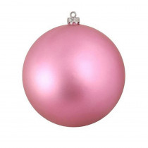 Northlight Shatterproof Matte Bubblegum Pink UV Resistant Commercial Christmas Ornament