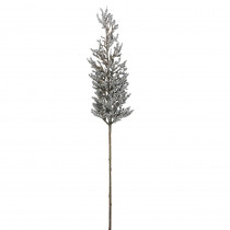 Northlight 39 in. Christmas Silver Glittered Artificial Pine Spring Branch Spray