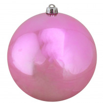 Northlight 12 in. (300 mm) Shiny Bubblegum Pink Commercial Shatterproof Christmas Ball Ornament