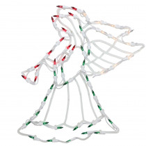 Northlight 18 in. Lighted Angel Christmas Window Silhouette Decoration (4-Pack)