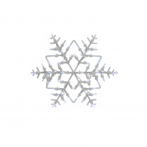 Northlight 18 in. Christmas Lighted Snowflake Window Silhouette Decoration (4-Pack)