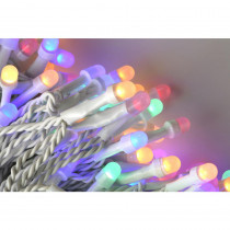 Novolink 200 Light 8 mm Mini Globe Multi Color LED Icicle String Lights with Wireless Smart Control