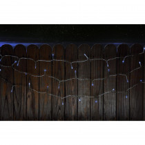 Novolink 35 ft. 100-Light Cool White LED Built-In Timer Decorative Battery String Light