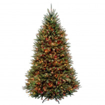 6.5 ft. Dunhill Fir Artificial Christmas Tree with 650 Multi-Color Lights