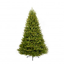 Puleo International 12 ft Pre-Lit Fraser Fir Artificial Christmas Tree with 1500 UL-Listed Clear Lights