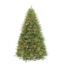 Puleo 7.5 ft. Pre-Lit Douglas Fir Premier Incandescent Light Artificial Christmas Tree with 800 Sure-Lit Clear Lights