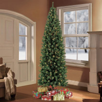 Puleo 7.5 ft. Pre-Lit Northern Fir Artificial Christmas Tree with 350 Clear Lights