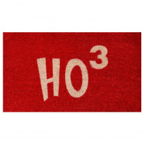 Home & More Ho Ho Ho 17 in. x 29 in. Coir Door Mat