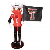 Santa's Workshop 12 in. Texas Tech Mascot Nutcracker with Flag