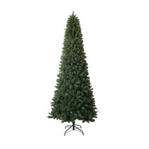 9 ft. PVC Slim Artificial Christmas Tree with UL Lights