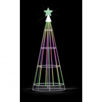 ShowHome 66 in. Show Tree with Multi-Color LED Lights