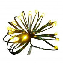 Starlite Creations 9 ft. 36-Light Battery Operated LED Gold Ultra Slim Wire (Bundle of 2)