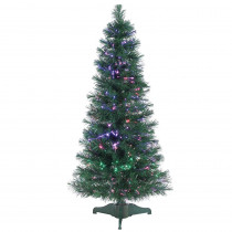 STERLING 4 ft. Pre-Lit Fiber Optic Artificial Christmas Tree with 166 tips