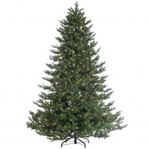 STERLING 7.5 ft. Pre-Lit Natural Cut Rockford Pine Artificial Christmas Tree with Clear Lights