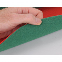 The Christmas Tree Stand Mat 30 in. Reversible Red/Green Floor Protector