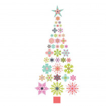 WallPOPs 29 in. x 64 in. Holiday Cheer Large Wall Art Kit